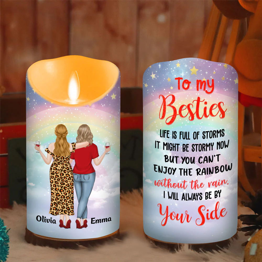 By Your Side - Personalized Custom LED Candle - Image 5