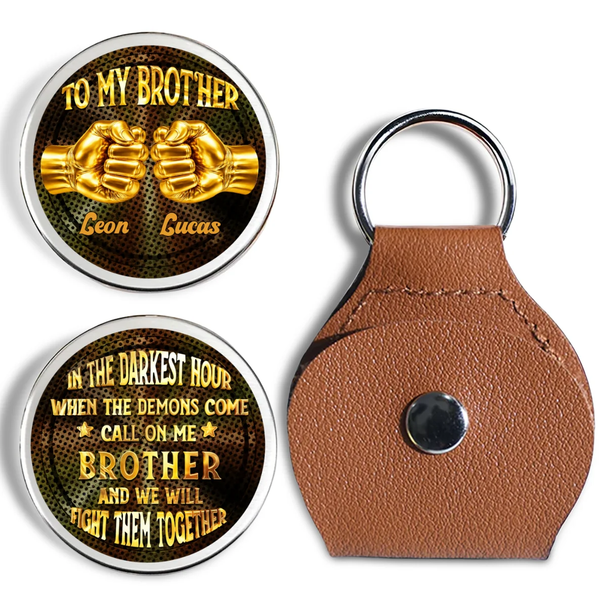 Call On Me Brother - Personalized Custom Pocket Hug - Image 6