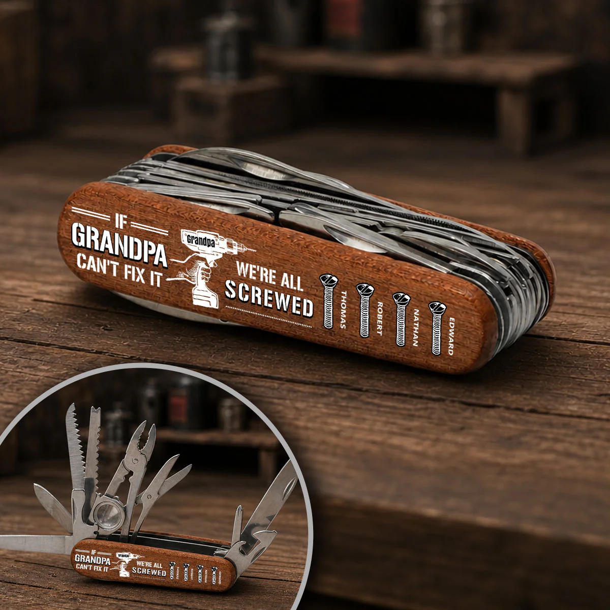 Can Not Fix It - Personalized Custom Pocket Multi Tool
