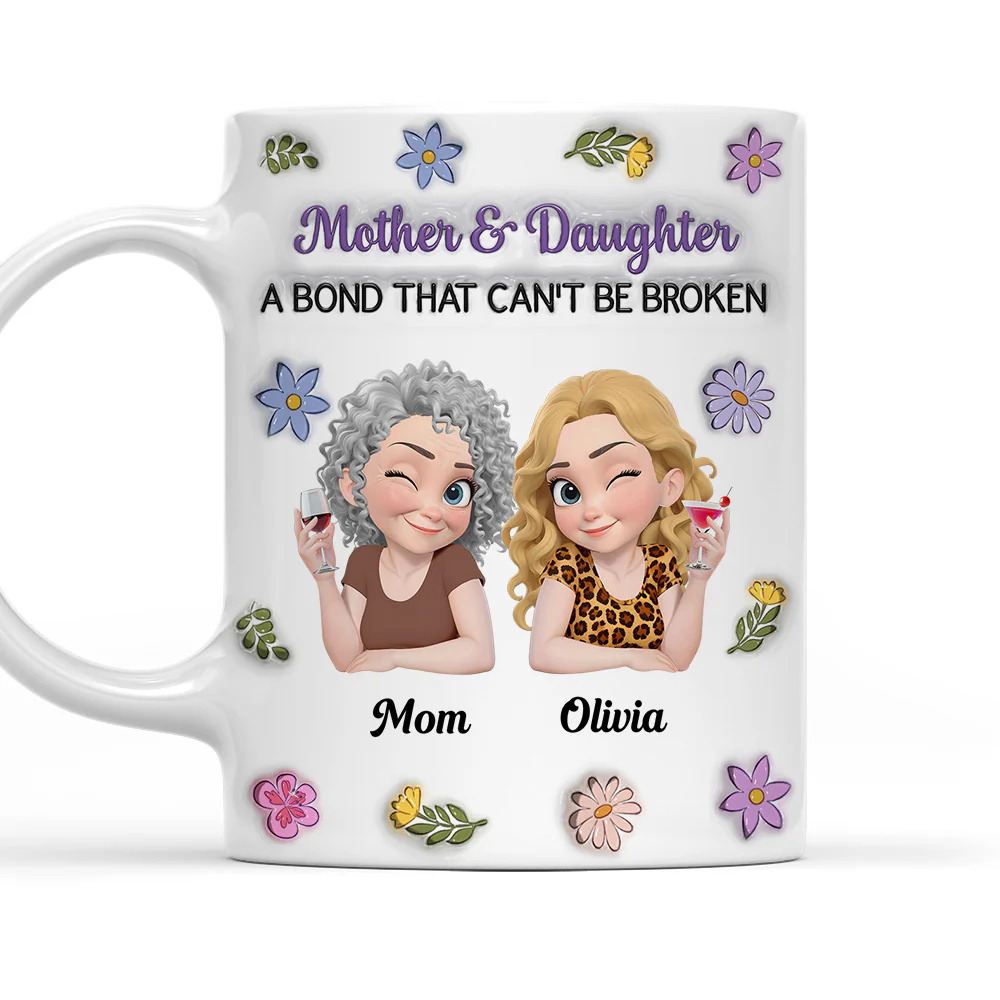 Cannot Be Broken - Personalized Custom 3D Inflated Effect Mug