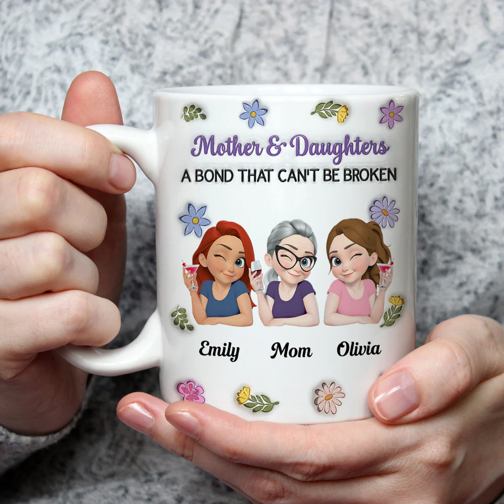 Cannot Be Broken - Personalized Custom 3D Inflated Effect Mug - Image 3