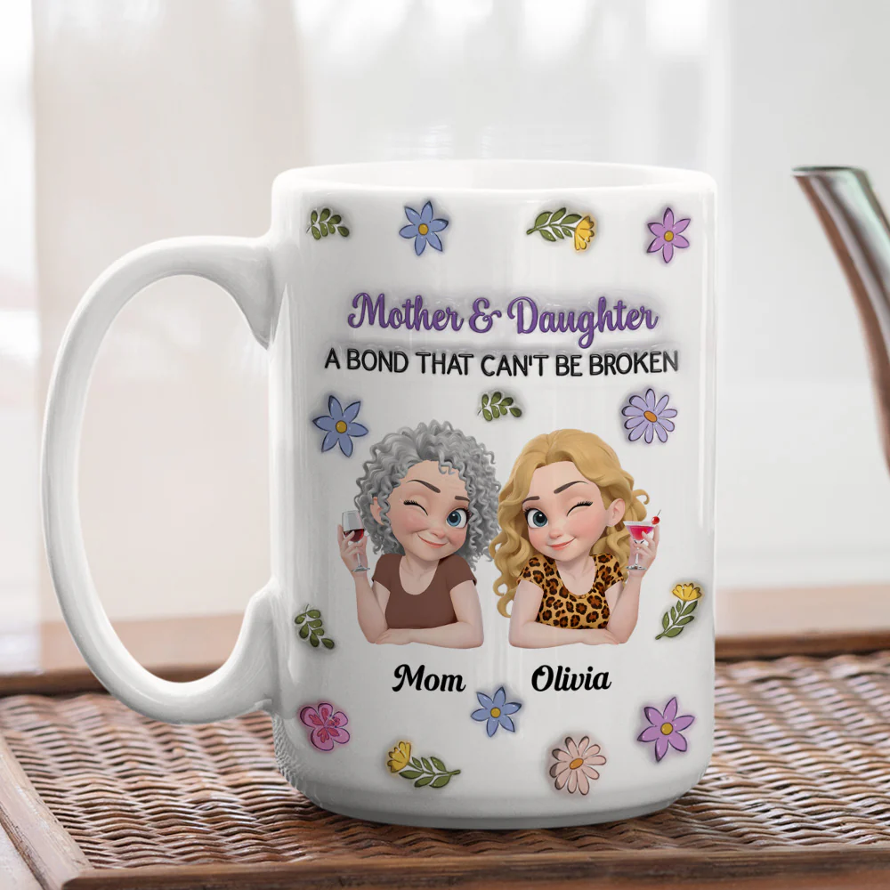Cannot Be Broken - Personalized Custom 3D Inflated Effect Mug - Image 4