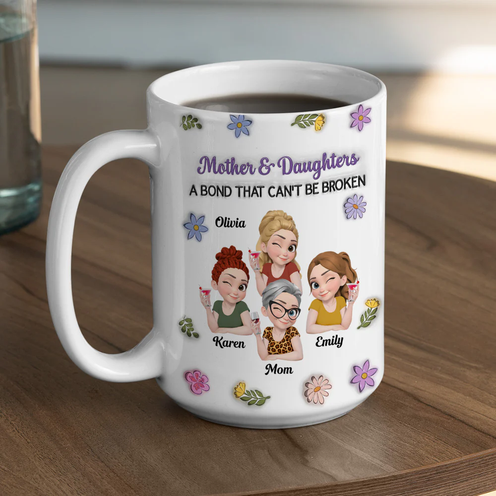 Cannot Be Broken - Personalized Custom 3D Inflated Effect Mug - Image 5