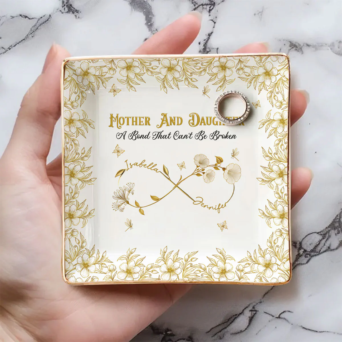 Cannot Be Broken - Personalized Custom Jewelry Dish - Image 4