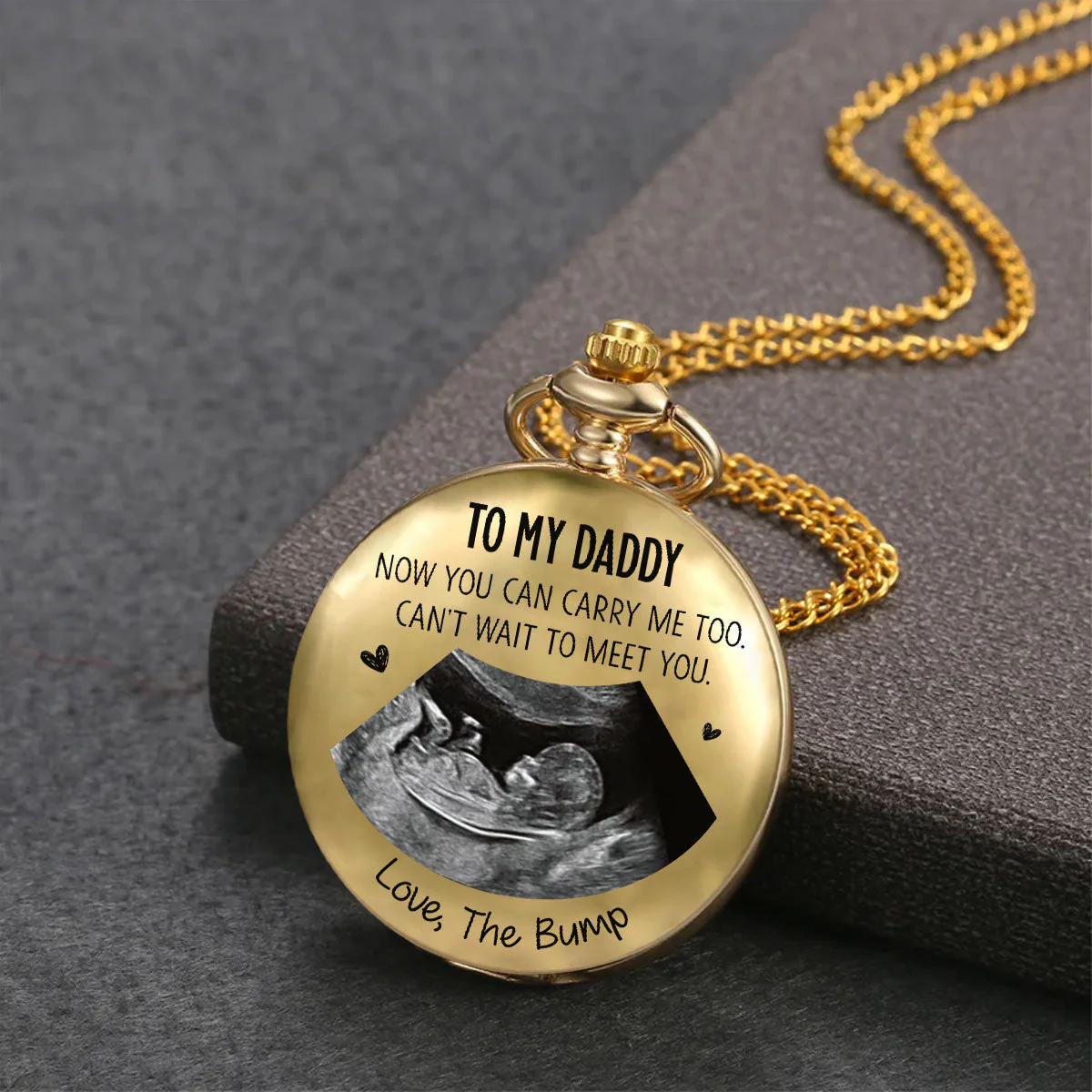Carry Me - Personalized Custom Print Pocket Watch - Image 4