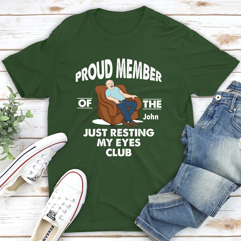 Certified Nap Club Member - Personalized Custom Shirt - Image 3