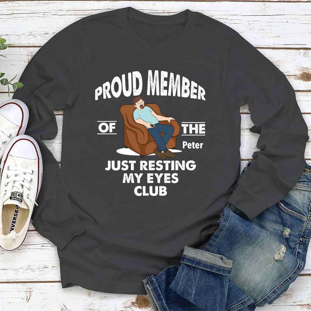 Certified Nap Club Member - Personalized Custom Shirt - Image 5