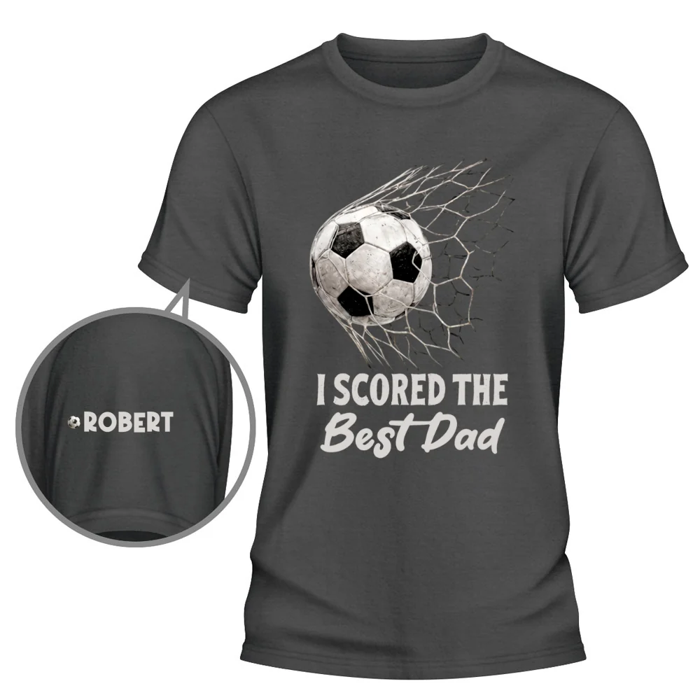 Champion Dad Grandpa - Personalized Custom Shirt With Design On Sleeve - Image 12