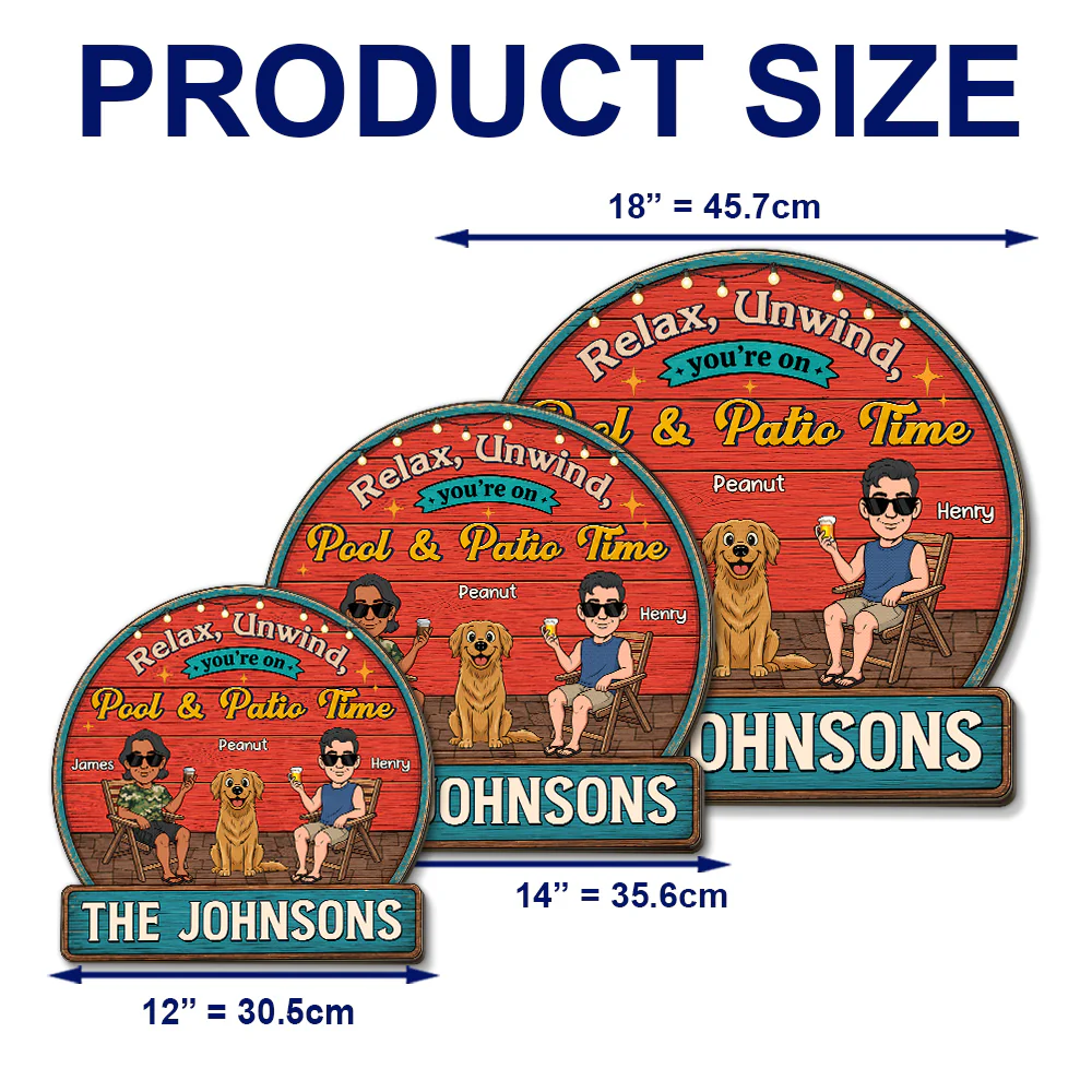 Cheers To Backyard Memories Same Sex Version - Personalized Custom Wood Sign - Image 6