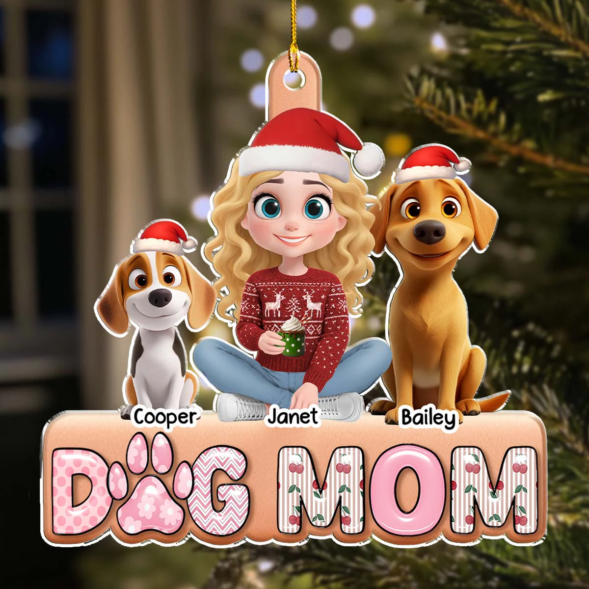 Cherry On Top This Year - Personalized Custom 3D Effect Acrylic Ornament