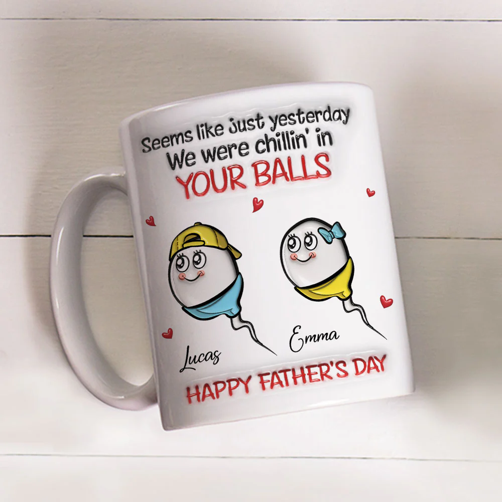 Chilling In Yours - Personalized Custom 3D Inflated Effect Mug - Image 4