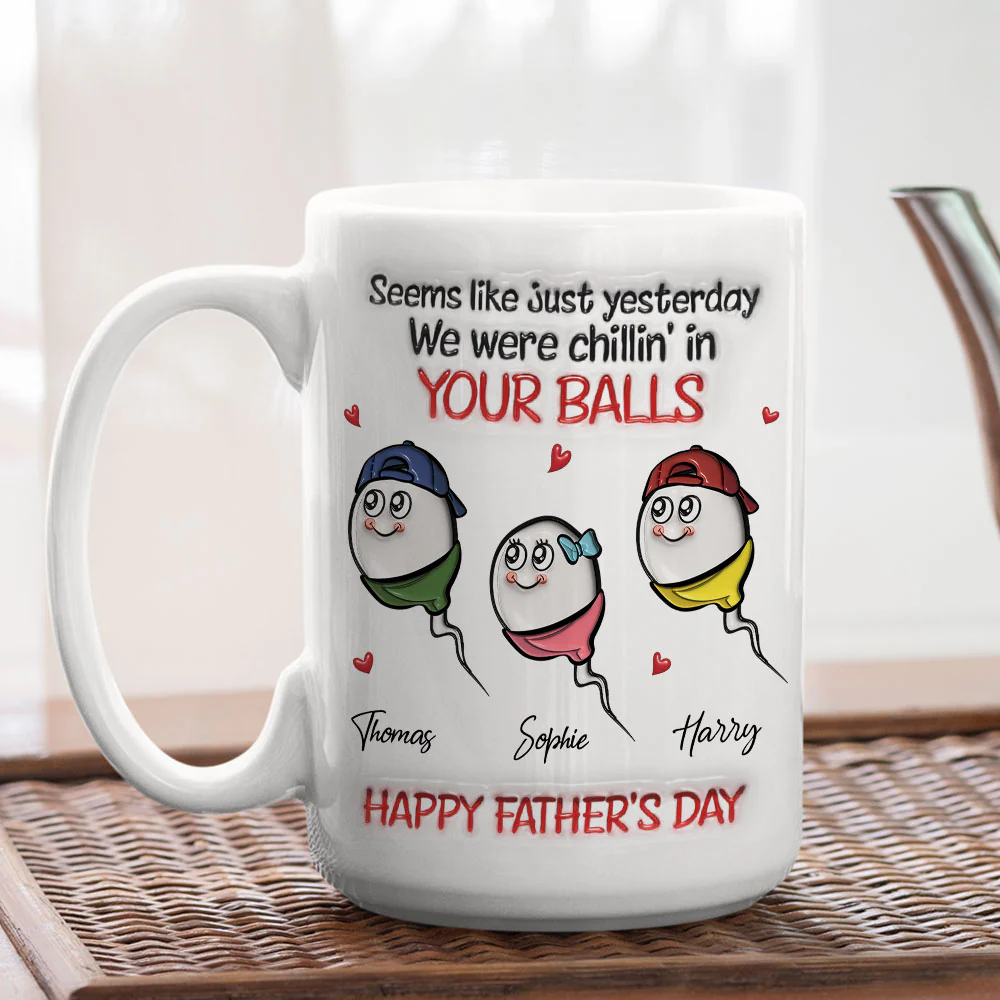 Chilling In Yours - Personalized Custom 3D Inflated Effect Mug - Image 5
