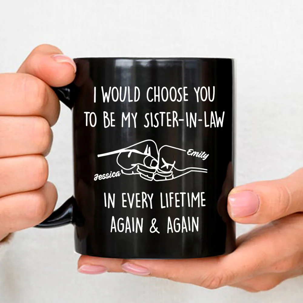 Choose You To Be My Brother - Personalized Custom Coffee Mug - Image 4