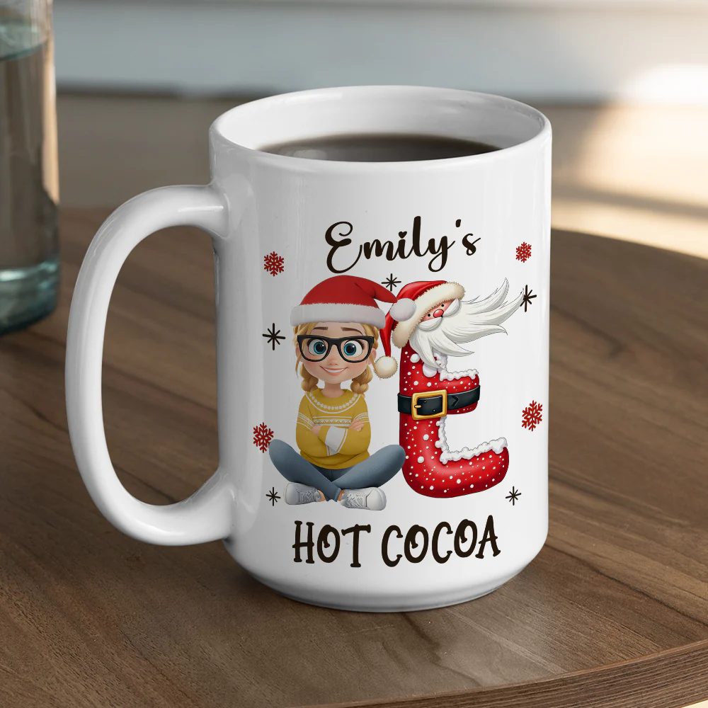 Christmas Cocoa - Personalized Custom Coffee Mug - Image 5