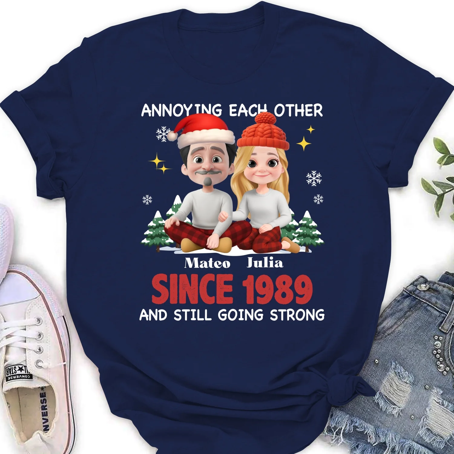 Christmas With You - Personalized Custom Shirt - Image 17