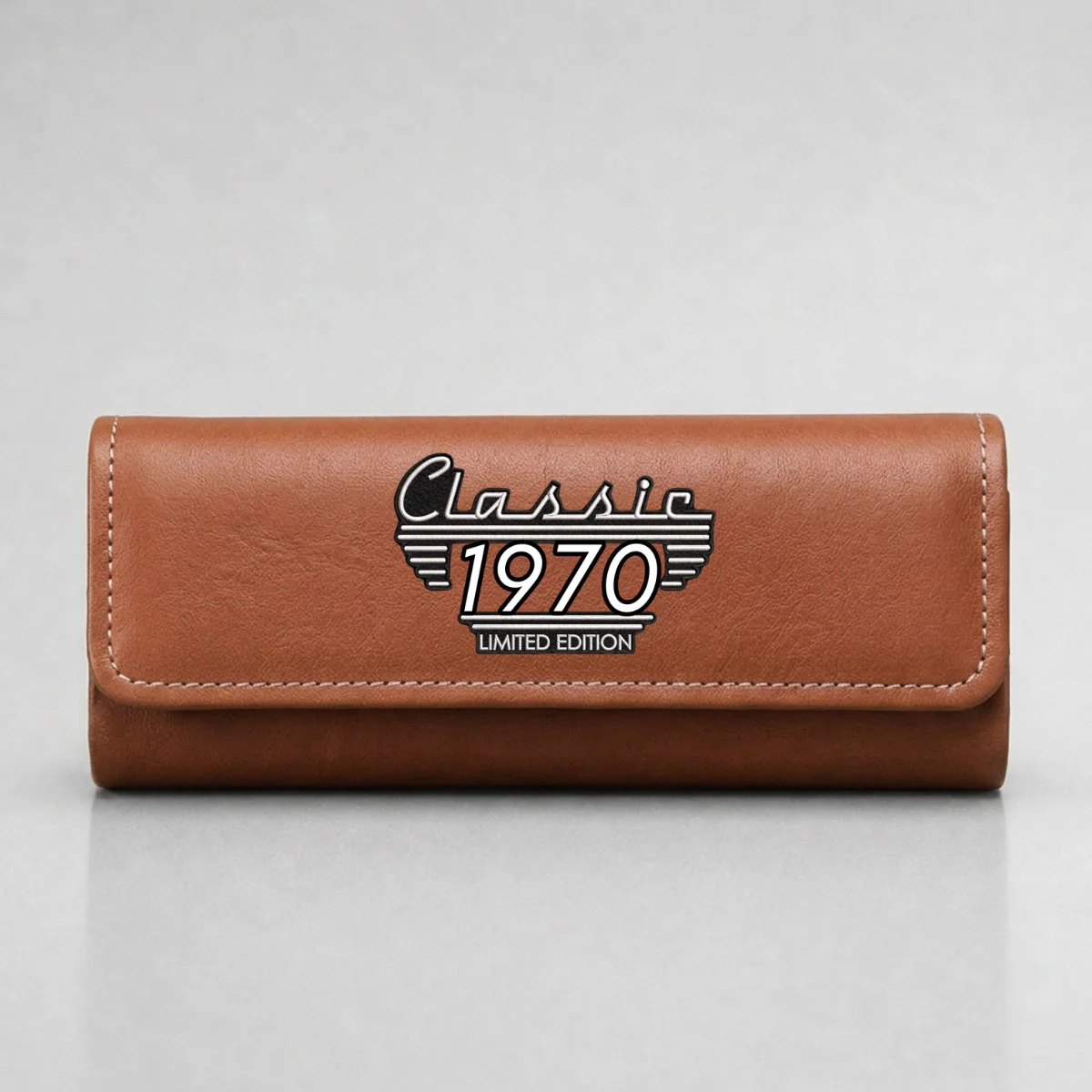 Classic Edition Dad - Personalized Custom Leather Eyeglass Case - Image 10