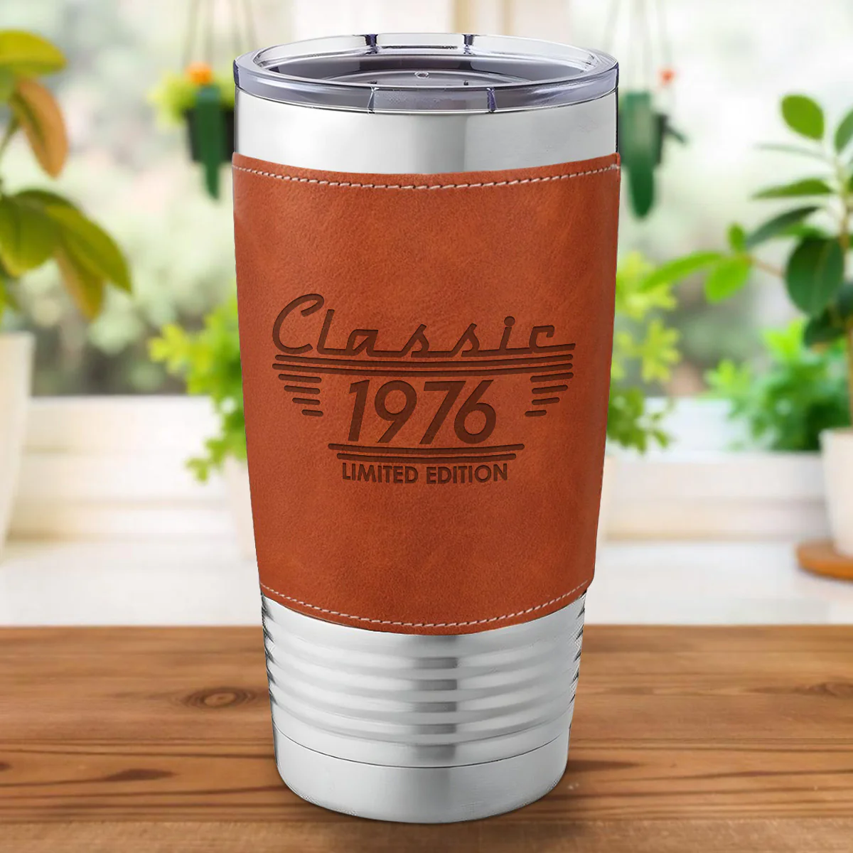 Classic Edition - Personalized Custom Engraved Leather Tumbler - Image 6
