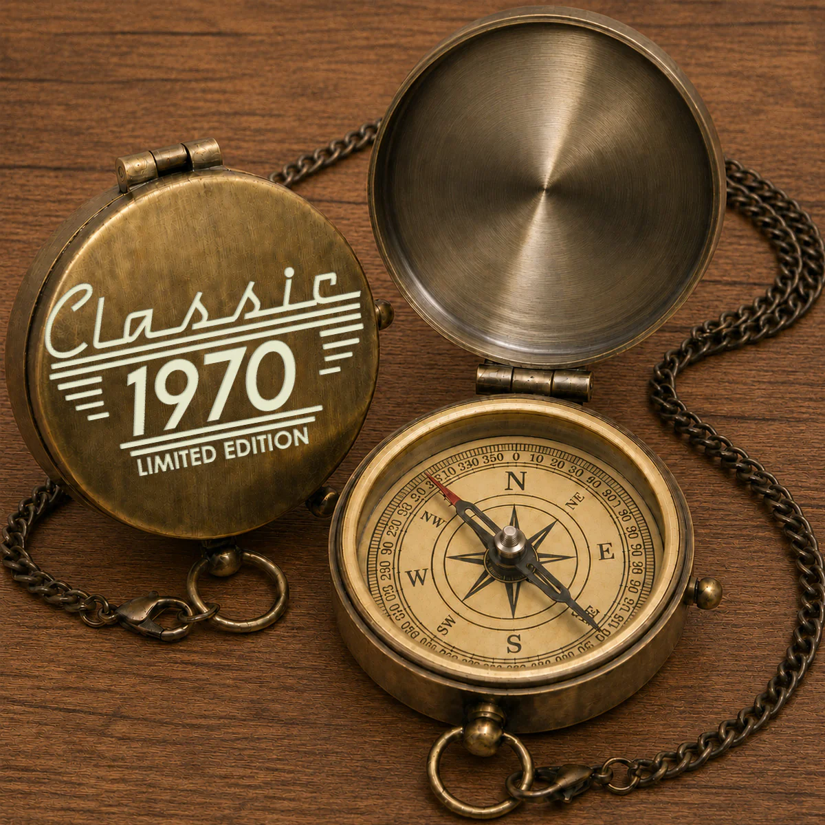 Classic Edition - Personalized Custom Engraved Pocket Compass - Image 3