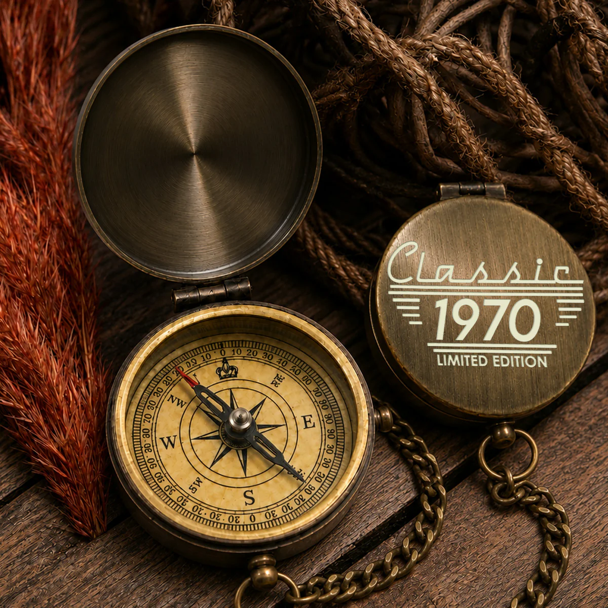 Classic Edition - Personalized Custom Engraved Pocket Compass - Image 4
