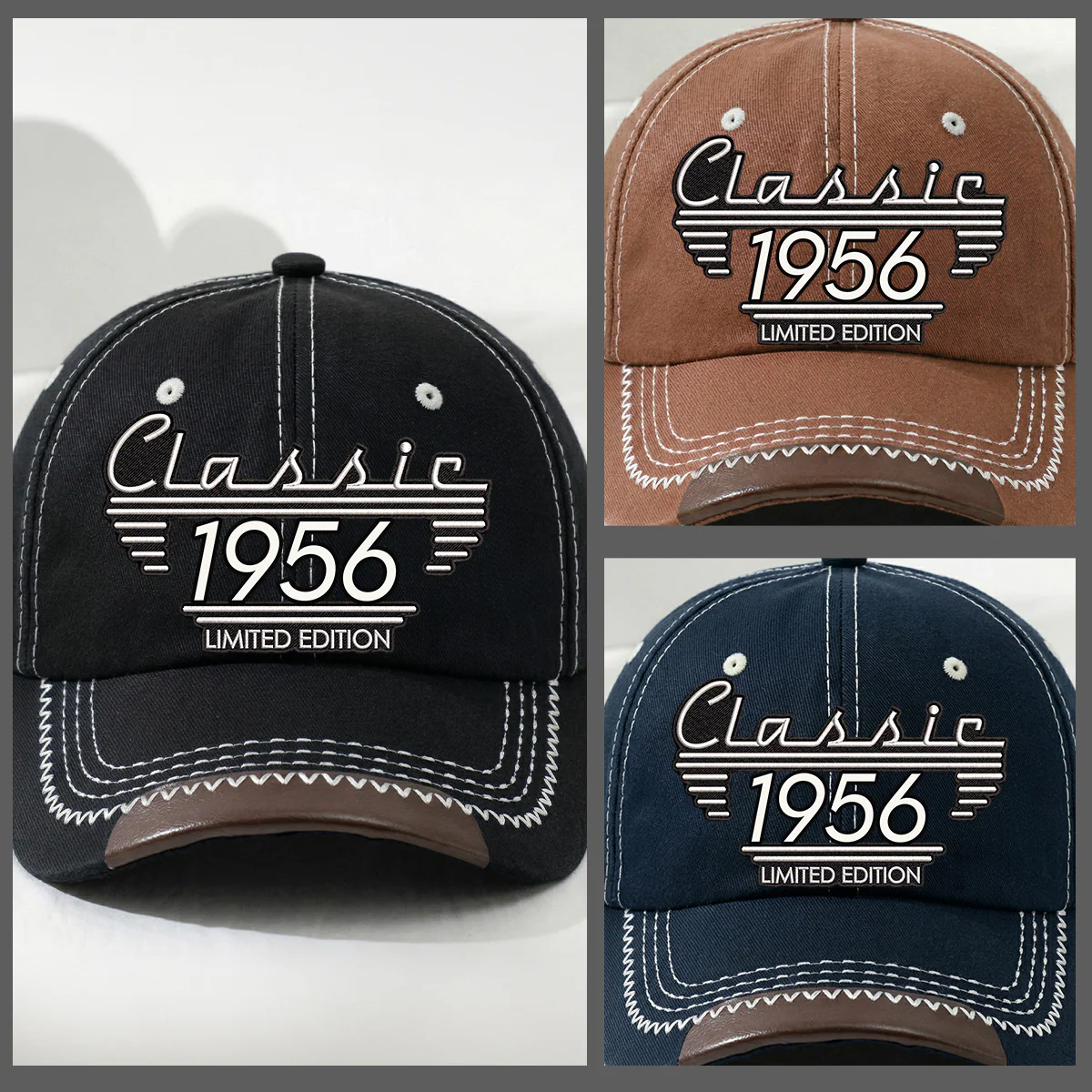 Classic Edition - Personalized Custom Vintage Soft Baseball Cap - Image 4