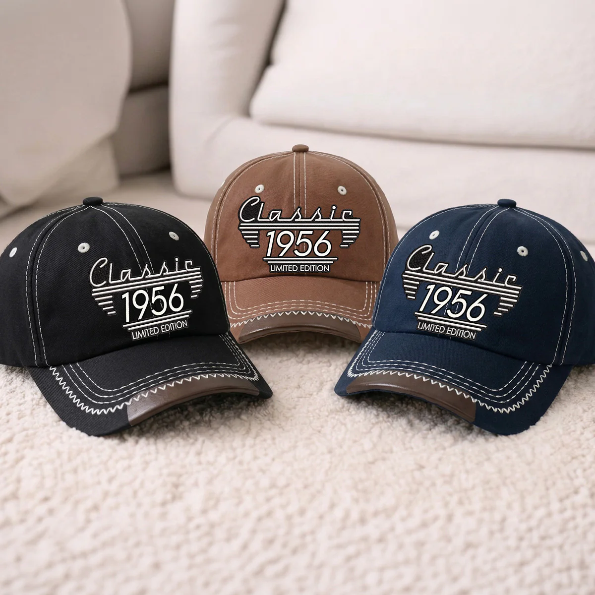 Classic Edition - Personalized Custom Vintage Soft Baseball Cap - Image 5