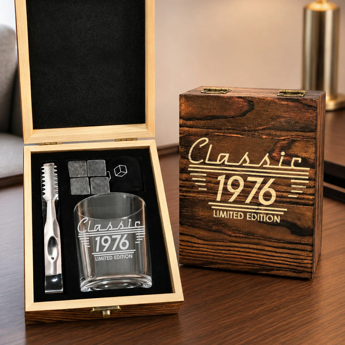 Classic Edition - Personalized Custom Whiskey Glass Set - Image 2
