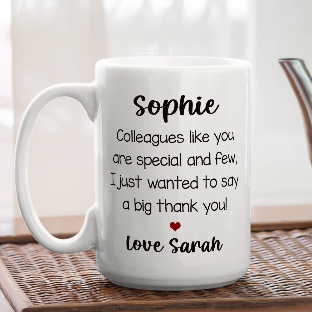 Colleagues Like You Are Special - Personalized Custom Coffee Mug - Image 4