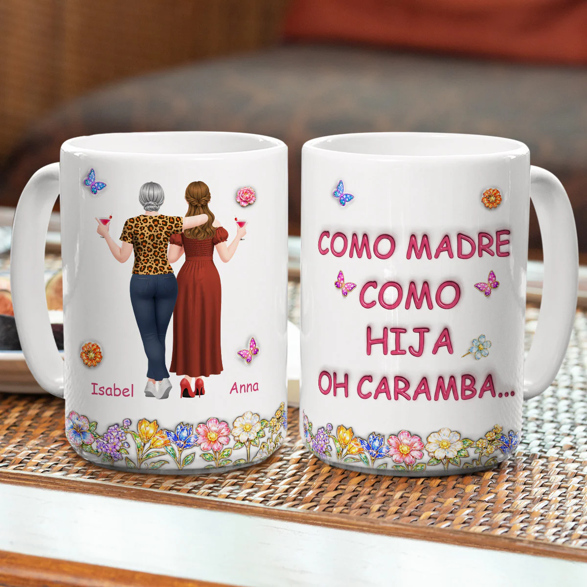 Como Tú Como Yo - Taza Personalizada con Efecto 3D - Image 5
