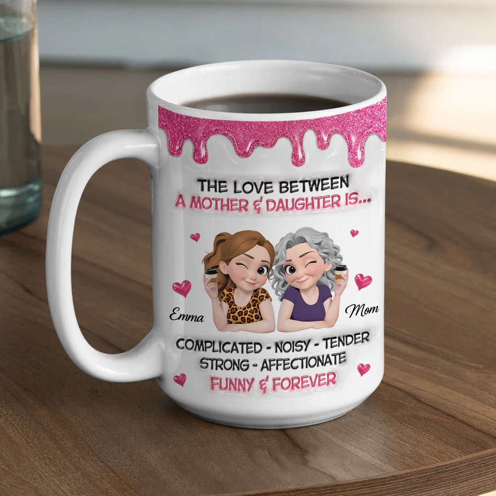 Complicated Noisy Tender - Personalized Custom 3D Inflated Effect Mug - Image 4