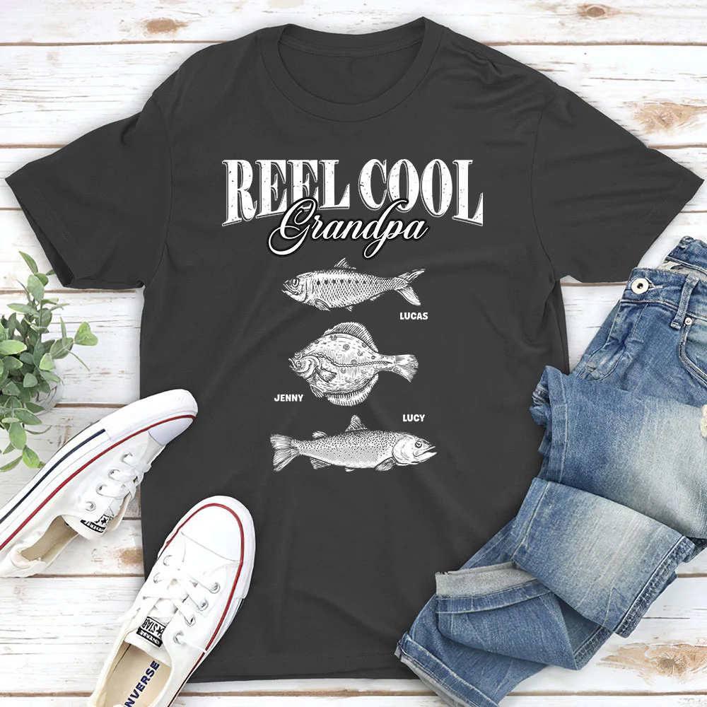 Cool Dad Big Catches - Personalized Custom Shirt - Image 5
