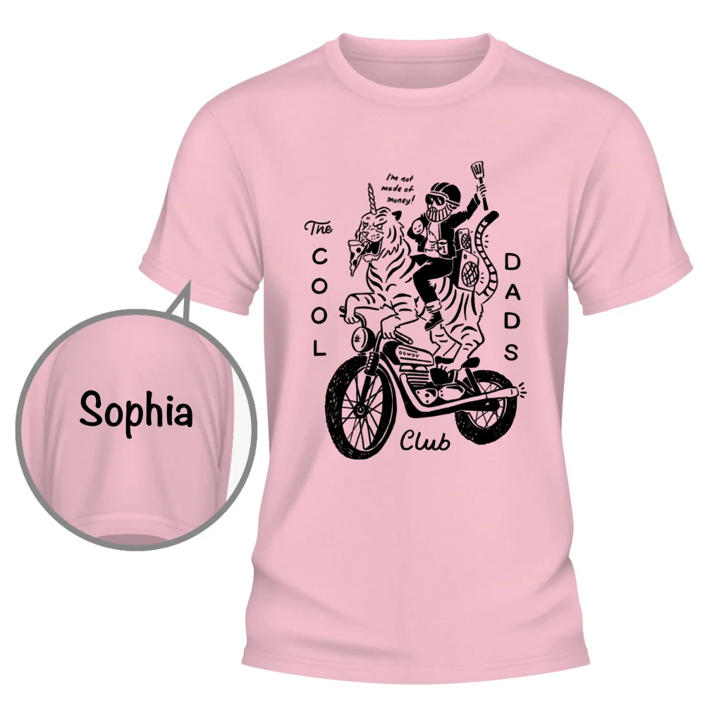 Cool Dad Club 2 - Personalized Custom Shirt With Design On Sleeve - Image 5