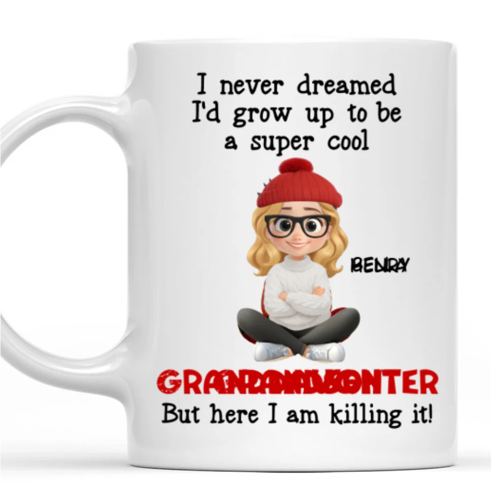 Cool Grandson - Personalized Custom Coffee Mug - Image 7