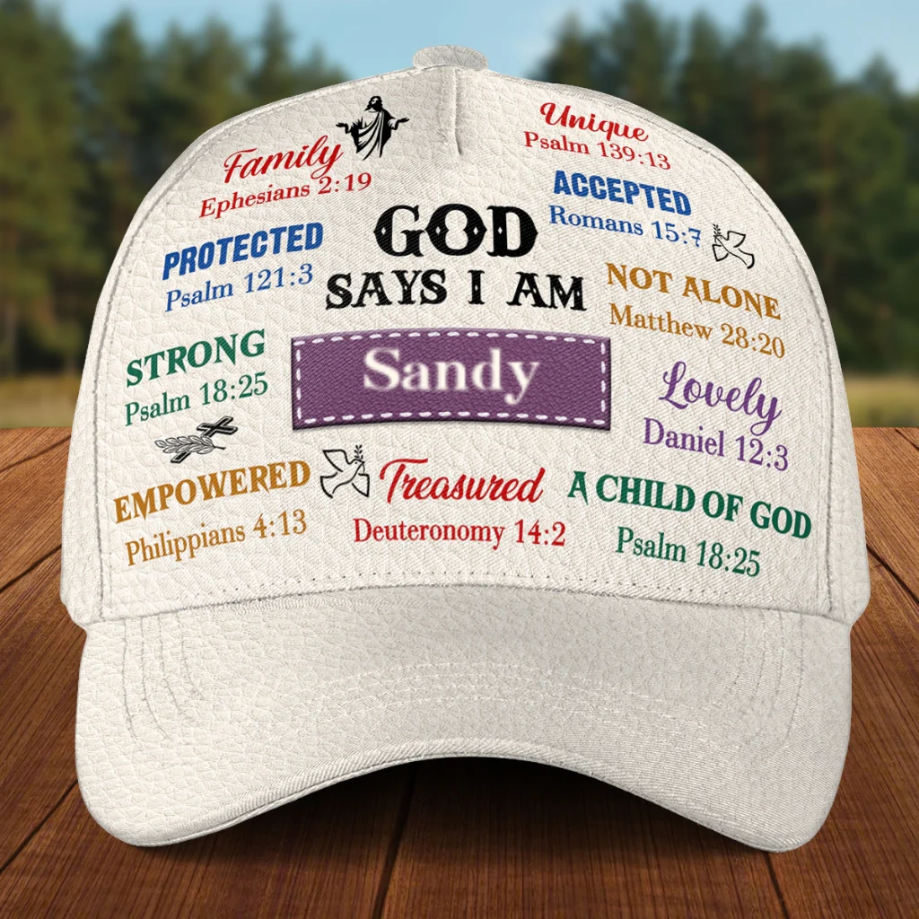 Covered By Grace - Personalized Custom Classic Cap - Image 7