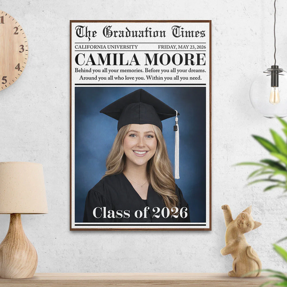 Custom Graduation Newspaper - Personalized Custom Poster - Image 5