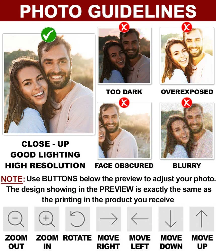 Dad And Son Portrait - Personalized Custom Poster - Image 5
