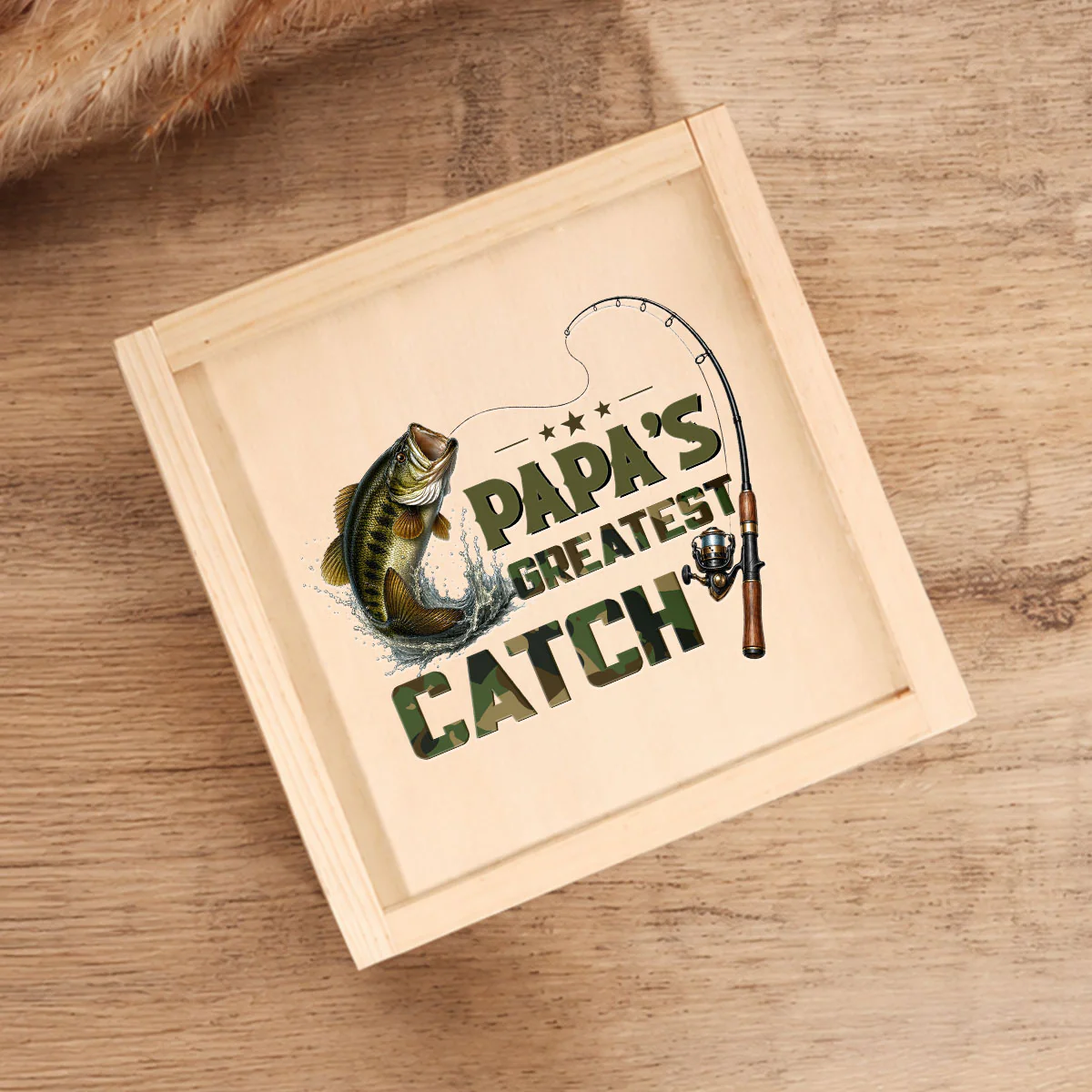 Dad Grandpa Greatest Catch - Personalized Custom Fishing Lure - Image 4