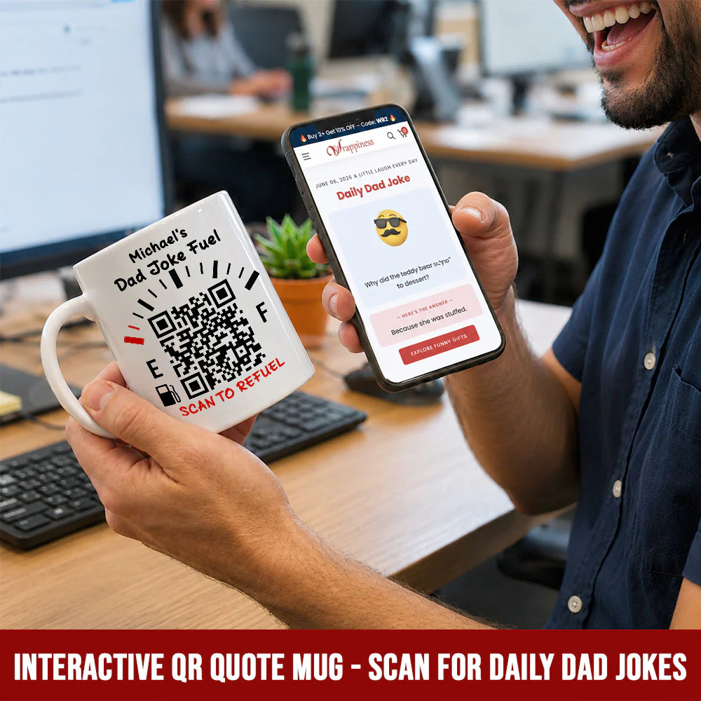 Dad Joke Fuel - Personalized Custom Coffee Mug