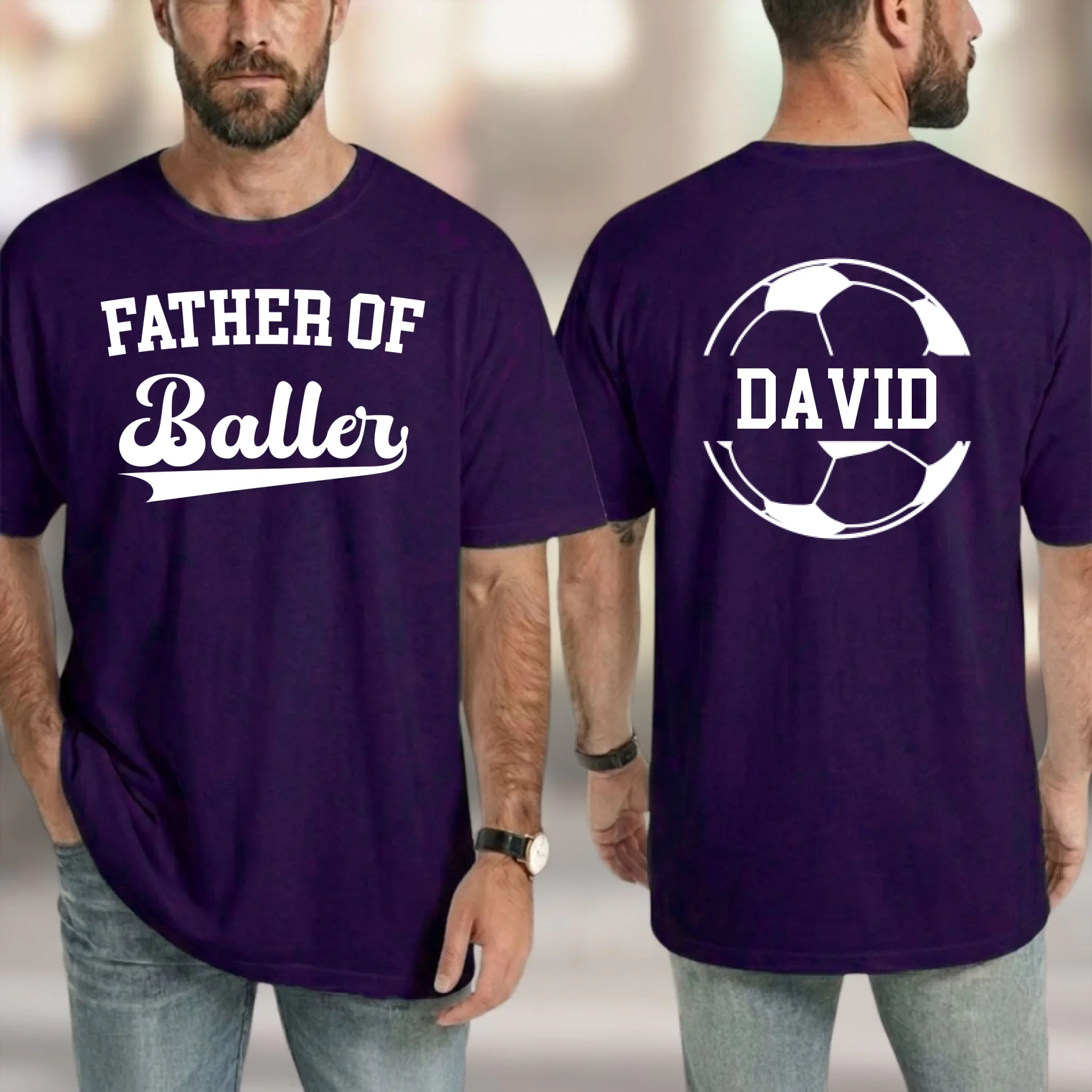 Dad Of Ballers - Personalized Custom Shirt - Image 11
