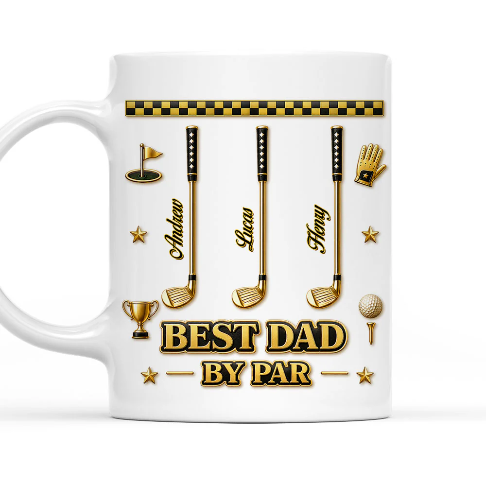 Dad You Are A Hole In One - Personalized Custom 3D Effect Mug