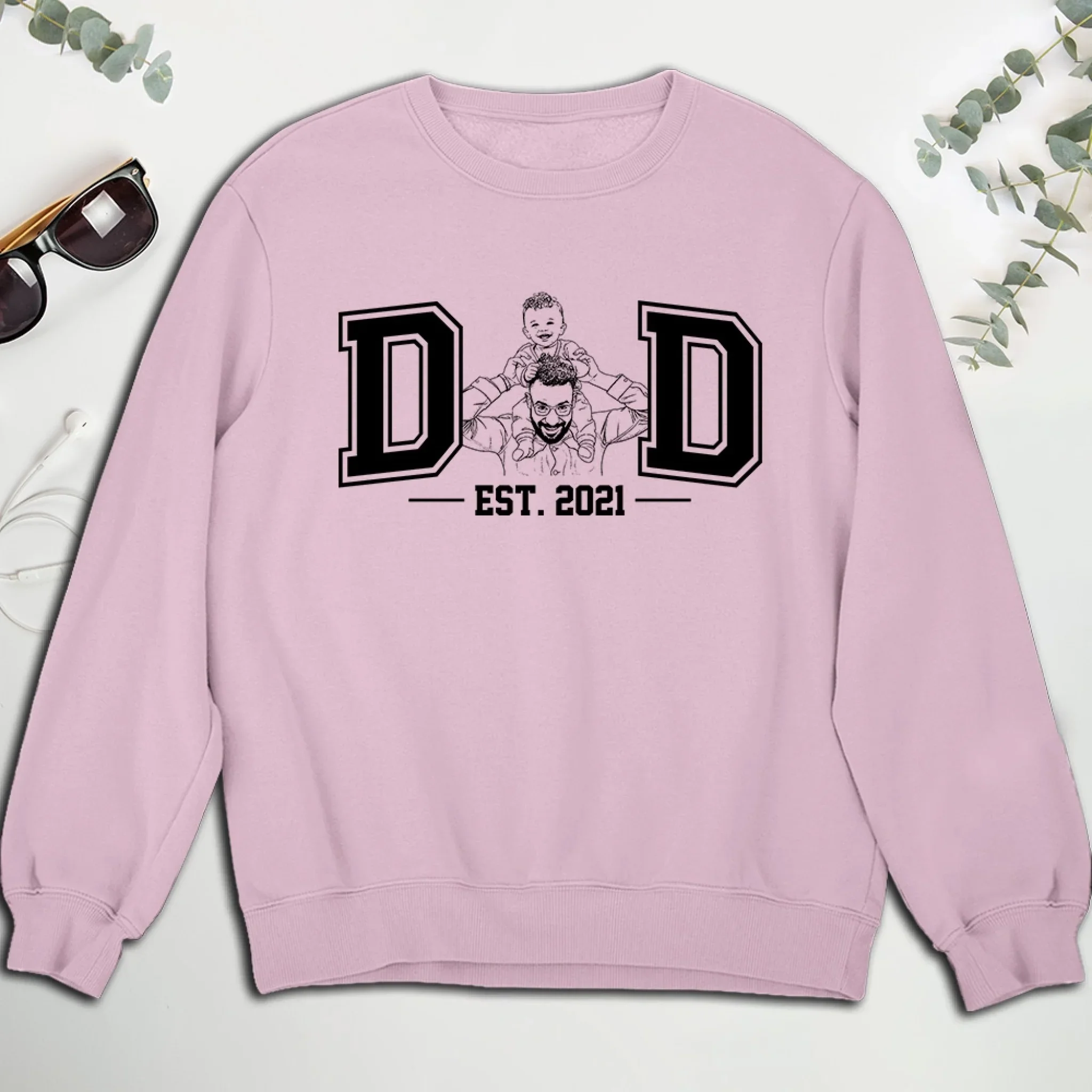 Daddy Love - Personalized Custom Shirt - Image 5