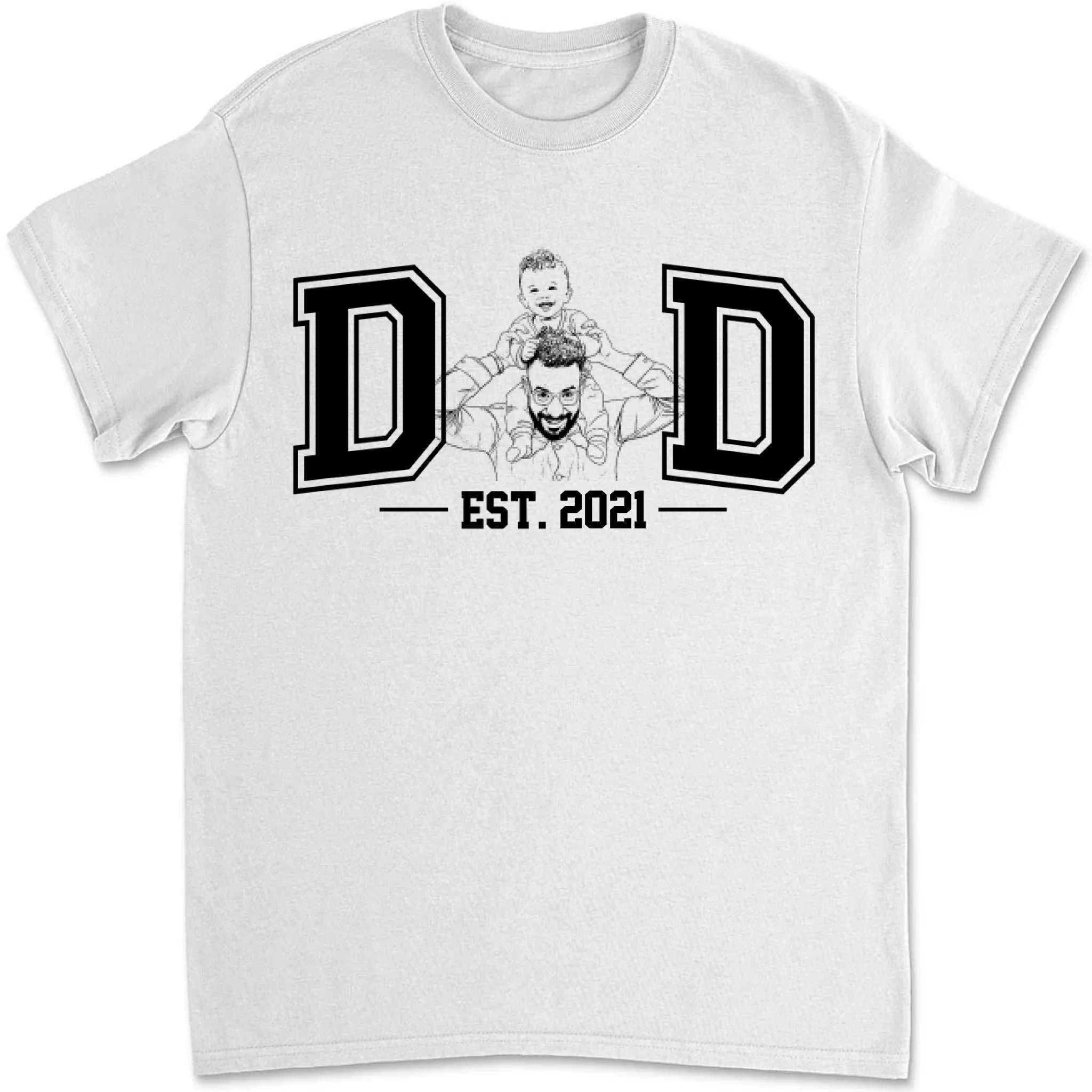 Daddy Love - Personalized Custom Shirt - Image 7