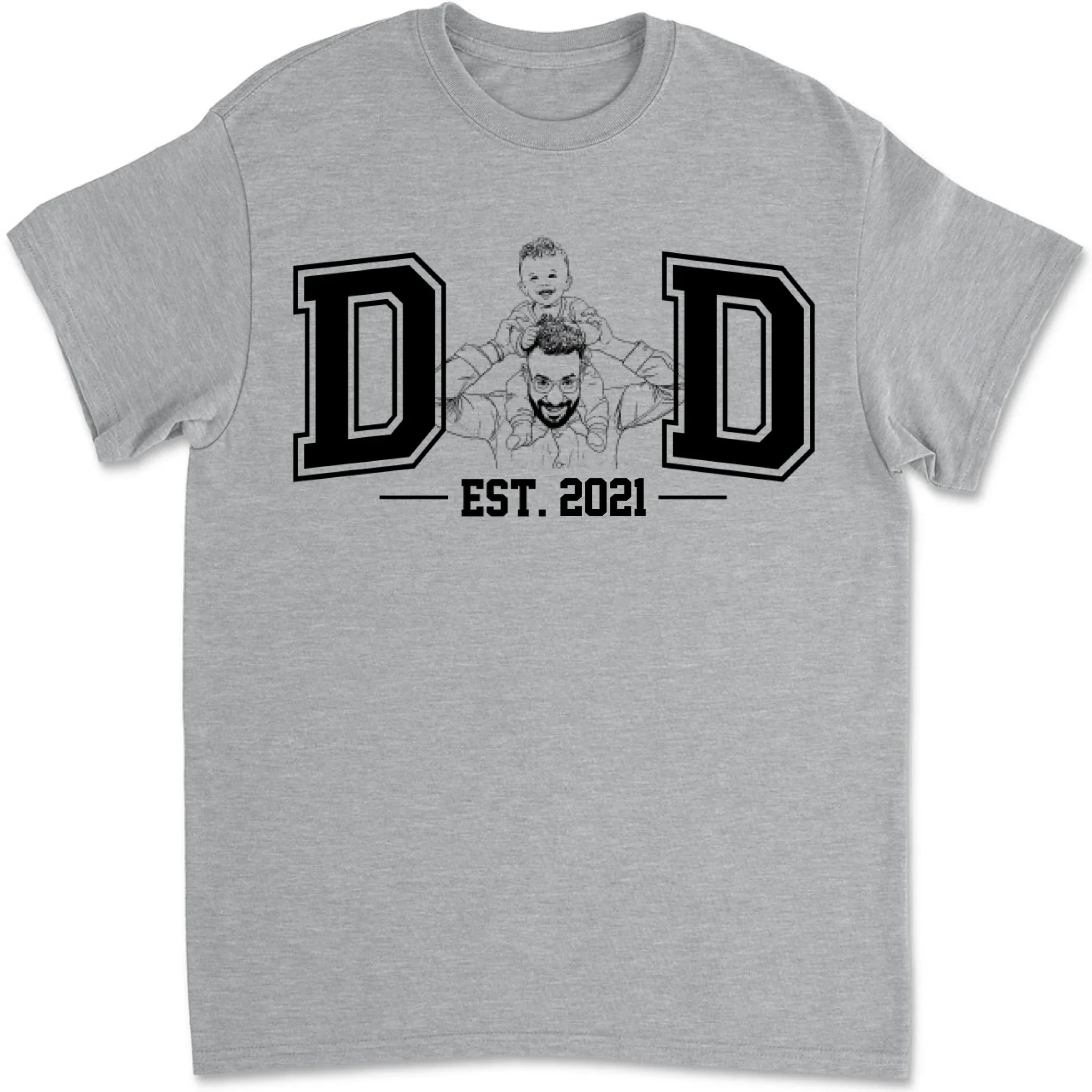 Daddy Love - Personalized Custom Shirt - Image 8