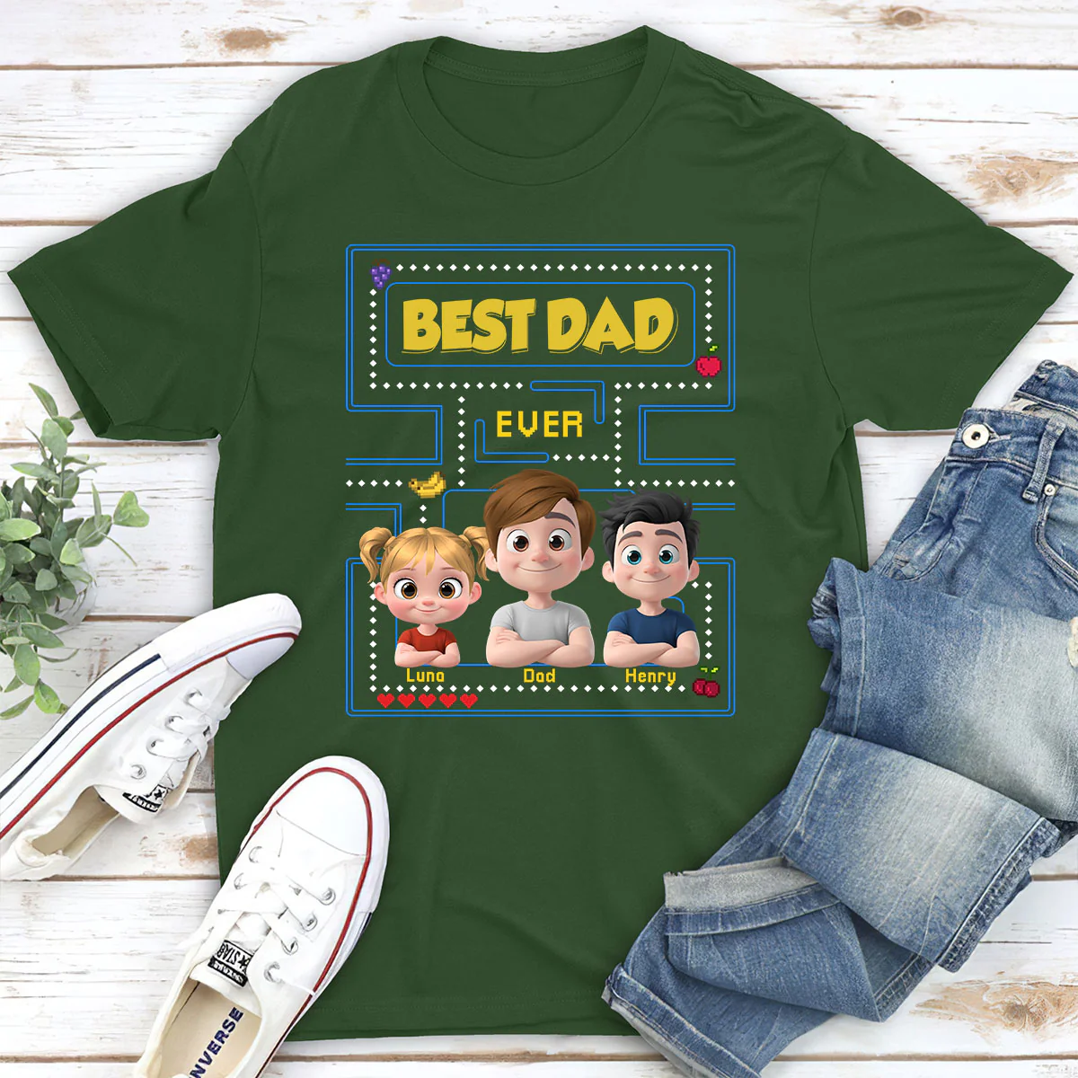 Daddy Gaming - Personalized Custom Shirt - Image 2