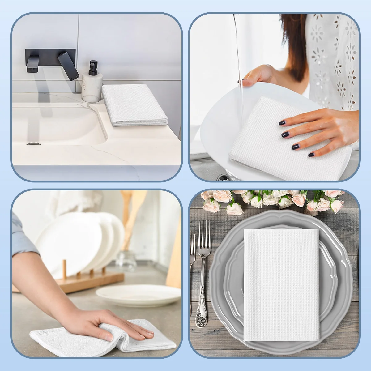 Daddy Is Grilling So We Better Step Back - Personalized Custom Kitchen Towel - Image 6