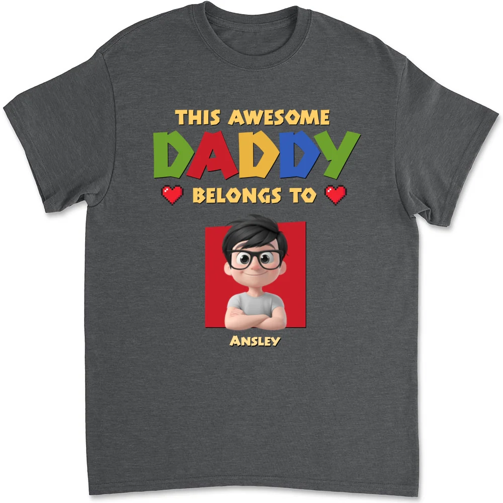Daddy Is The Best - Personalized Custom Shirt - Image 7
