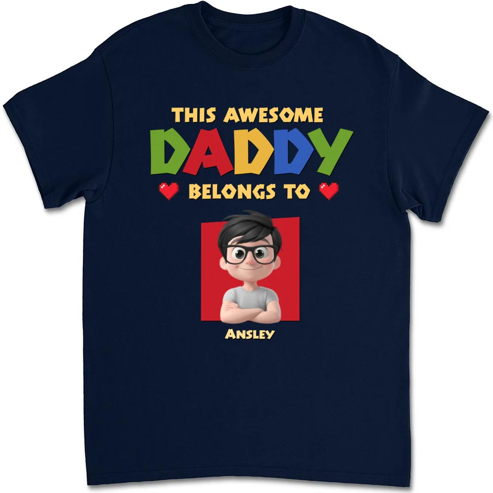 Daddy Is The Best - Personalized Custom Shirt - Image 9