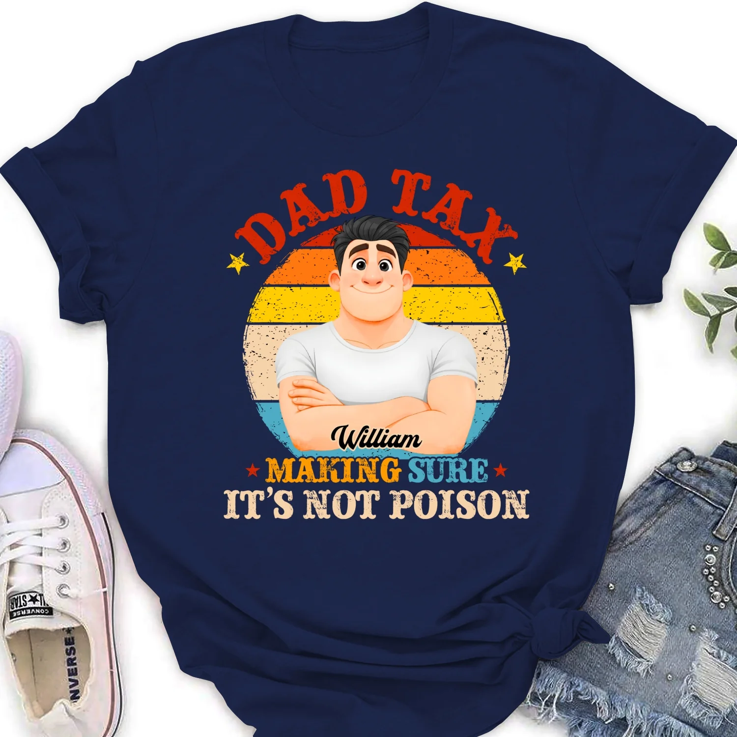 Daddy Tax - Personalized Custom Shirt - Image 19