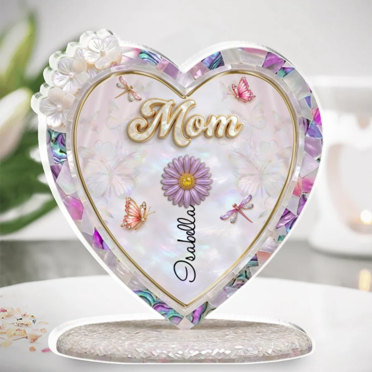 Dear Mom Grandma - Personalized Custom Acrylic Plaque - Image 5