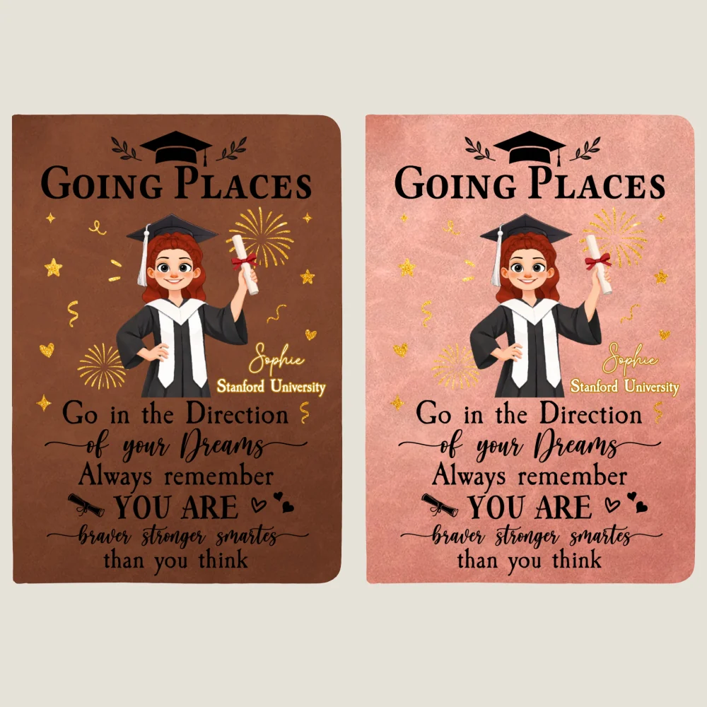 Degree In Hand - Personalized Custom Leather Journal - Image 9