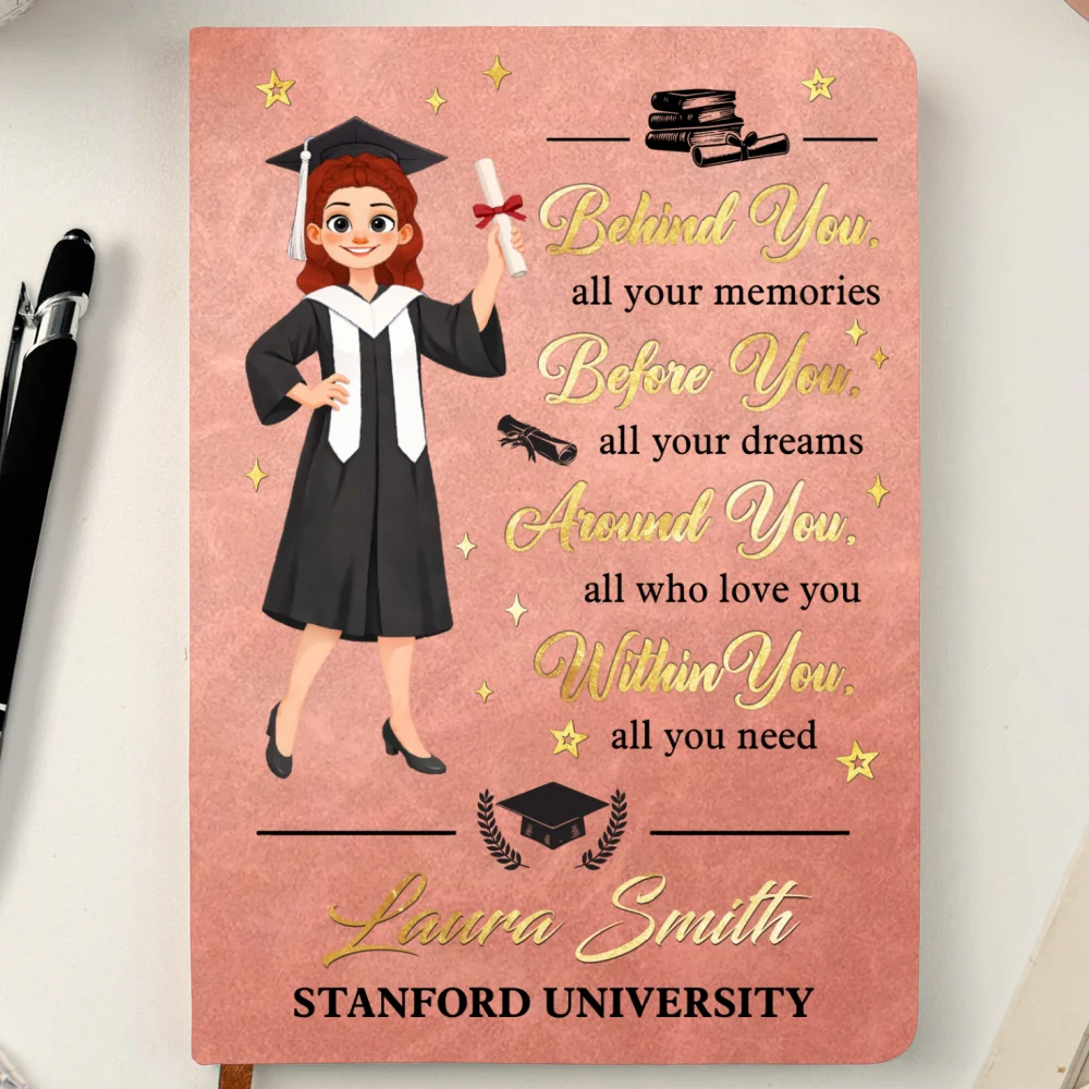 Degree In Hand - Personalized Custom Leather Journal - Image 10